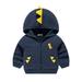 Qufokar Boys Reversible Coat Toddler Boy Jacket Kids Toddler Baby Boys Autumn Winter Cotton Hooded Coat Jacket Sweatshirt Clothes