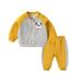 Qufokar Thanksgiving Outfit Baby Boy Jogging Pants Set Children Kids Toddler Baby Boys Girls Long Sleeve Cute Cartoon Animals Coats Outwear Patchwork Sweatshirt Trousers Pants Tracksuit Outfit Set 2P