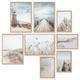 Heimlich Set of Posters - UNFRAMED -Stylish poster collages with matching pictures as wall decoration | 4 x DIN A3 & 4 x DIN A4-30x42 & 21x30 | » Summer vibes «