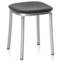 Emeco 1 Inch Small Stool, Upholstered - 1 INCH 18 SPVOBLCK