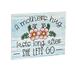 JennyGems Mom Gifts From Daughters A Mother s Hug Lasts Long After She Lets Go Wooden Sign Mothers Day Gifts for Mom 7.25 x 6 Wall Decor Blue Made in USA