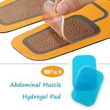 Muscle Hydrogel for Patch Exercise ABS Abdominal Pad 50PC Trainer Machine Fitness & Yoga Equipment Workout Sets for Women