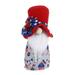 2PCS Patriotic Gnomes Plush Gift for Kids Men Spouse Veterans for Labor Day Fourth of July Birthday Christmas New Year for American Flag Native Home Decor