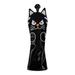 Waterproof Golf Club Head Covers Accessories Golf Cue Protector Cat Pattern Thick Putter Headcover for Outdoor Unisex Beginners UT Wood Cue Black