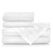 Peacock Alley Soprano 400 Stripe Fitted Sheet 100% Cotton/Sateen in White | King | Wayfair SPS-2KF WHT