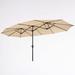 Arlmont & Co. Moriom 15' x 9' Rectangular Market Umbrella | 97 H x 180 W x 108 D in | Wayfair CEC5EF3ED1054C0EB3909E8A6790B5D2