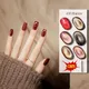 Acocktail-Verhéritage à ongles magnétique gel UV brillant yeux de chat colle variée nail art