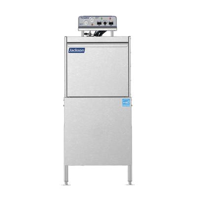 Jackson TEMPSTARFL 2081 TempStar High Temp Door-Type Dishwasher w/ 63 Racks/hr Capacity, Built-in Booster, 208v, Stainless Steel