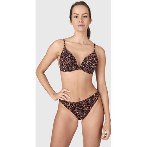 BRUNOTTI Damen Bikini Amee-Flower Women Bikini, Größe 40 in Schwarz