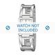 Festina watch strap F16554-1 / F16554-2 / F16554-3 / F16554-4 Metal Silver