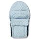 Dimple Car Seat Footmuff / Cosy Toes Compatible with Baby Jogger - Blue