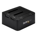 StarTech.com Dual-Bay USB 3.0 to SATA and IDE Hard Drive Docking Station, USB Hard Drive Dock, External 2.53.5 SATA III and IDE (40 pin) SSDHDD Docking Station, Hot-Swap Hard Drive Bays - Top-Loading - storage controller - ATA / SATA 6Gb/s - USB 3.0