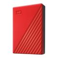 WD My Passport Portable Hard Drive - 4 TB, Red