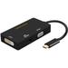 USB C to VGA HDMI DVI Adapter 3 in 1 USB Type C to HDMI VGA DVI Female Converter Compatible with Galaxy