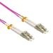 Cable Central LLC (10 Pack) 1.5m LC/UPC-LC/UPC OM4 Multimode Duplex Erika OFNR 2.0mmViolet Fiber Optic Patch Cable - 4.9 Feet
