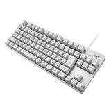 Logitech K835OWR wired Mechanical keyboard Red axis linear Numeric keypad compact mechanical keyboard wired Wired keyboard off white windows surface K835// Usb