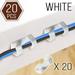 Summer Savings Clearance 2023! WJSXC Home Tools Self-adhesive Non-marking Nail-free Wire Organizer Solid Wire Clip Desktop Data Cable Storage Car Wire Holder White