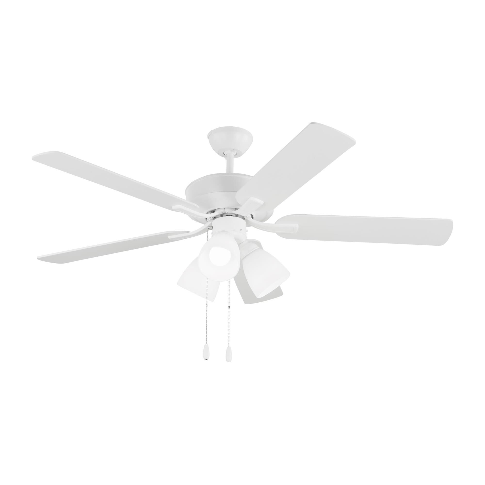 Generation Lighting Linden 52 Inch Ceiling Fan with Light Kit - 5LD52RZWF