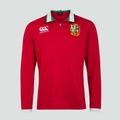 Mens British & Irish Lions Long Sleeved Classic Jersey Red