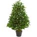 Nearly Natural 3 Bay Leaf Artificial Topiary Tree UV Resistant (Indoor/Outdoor) - Green