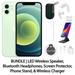 Restored Apple iPhone 12 256GB Green Fully Unlocked with LED Wireless Speaker Bluetooth Headphones Screen Protector Wireless Charger & Phone Stand (Refurbished)