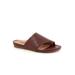 Women's Corsica Slides by SoftWalk in Dark Brown (Size 7 1/2 M)