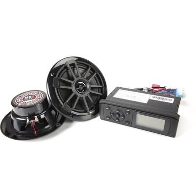 MB Quart MDR2.0S2B Black DIN Receiver, 6.5" Speakers