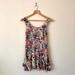 Free People Dresses | *Vintage* Free People Colorful Floral Mini Dress Women's Xs | Color: Blue/Pink | Size: Xs