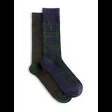 Polo By Ralph Lauren Underwear & Socks | Big & Tall Polo Ralph Lauren 2-Pk Green Plaid - Multi King Size | Color: Green | Size: Xl