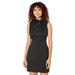 Kate Spade Dresses | Kate Spade Faille Knott Dress Woven Bow Tie Neck Sleeveless Sheath Mini Black | Color: Black | Size: 0