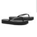 Tory Burch Shoes | Nwt Tory Burch Thin Leather Strap Black Platform Flip Flop Nix 6, 7, 9 Avail | Color: Black | Size: Various