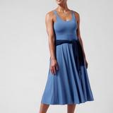 Athleta Dresses | Athleta Cottage Blue Santorini Midi Dress | Color: Blue | Size: Various