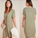 Anthropologie Dresses | Euc Cloth & Stone Olive Green V Neck Dress | Color: Green | Size: Xs