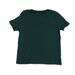 American Eagle Outfitters Tops | American Eagle Womens Xs Dark Green Cotton Short Sleeve T-Shirt | Color: Green | Size: Xs