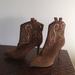 Michael Kors Shoes | Michael Kors Reena Studded Caramel Ankle Boots | Color: Brown/Tan | Size: 7