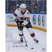 Jake Sanderson Ottawa Senators Autographed 16" x 20" White Jersey NHL Debut Photograph with "NHL 10/13/22" Inscription