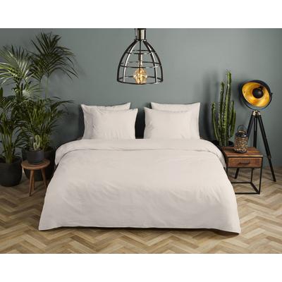 Bettwäsche HIP "Hip Uni", beige (sand), B/L: 135cm x 200cm, , Satin, B/L: 80cm x 80cm, Satin, Obermaterial: 100% Baumwolle, Bettwäsche, 100% Baumwolle, Mako-Satin, 135x200, Unifarben Weiß, Reißverschluss Image