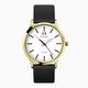 Sekonda Sekonda Nordic Men's Watch | Gold Case & Black Leather Strap with White Dial | 30070