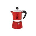 Moka pot Bialetti Moka Rainbow 3-cup Red