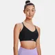 Women's Under Armour Infinity Low Covered Sports Bra Black / Black / White XS