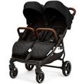 Ickle Bubba Venus Double Stroller - Black