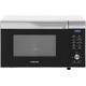 Samsung Easy View™ MC28M6075CS 31cm tall, 52cm wide, Freestanding Microwave - Silver, Silver