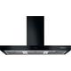 Smeg Symphony KS110BLE 110 cm Chimney Cooker Hood - Black, Black