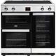 Belling Cookcentre90Ei 90cm Electric Range Cooker with Induction Hob - Stainless Steel - A/A Rated
