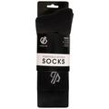 Dare 2b Adult's Essentials Sports Socks 3 Pack Black, Size: UK9-12