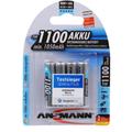 Ansmann 4 x AAA NiMh 1100mAh Batteries