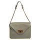 Chloe Grey Leather Medium Sally Flap Shoulder Bag, Grey