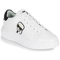 Karl Lagerfeld KAPRI MENS KARL IKONIC 3D LACE men's Shoes (Trainers) in White. Sizes available:6.5,7.5,8,9,9.5,10.5,11