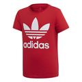 adidas TREFOIL TEE girls's Children's T shirt in Red. Sizes available:UK M,UK L,UK XL,UK XXS,13 / 14 years,9 / 10 years,10 / 11 ans,12 / 13 ans,14 / 15 ans