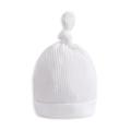 Organic Cotton Ribbed Hat - White
